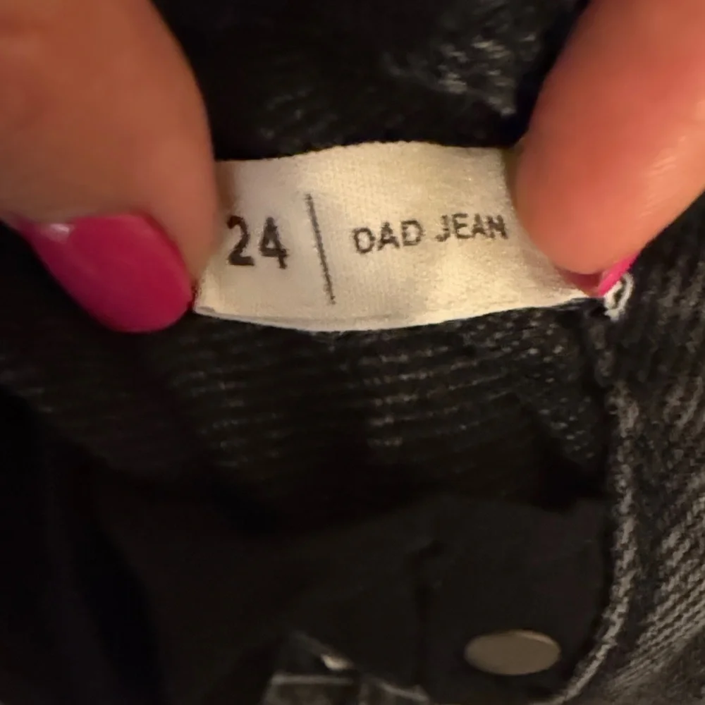 PacSun Charcoal Dad Jeans with Rips